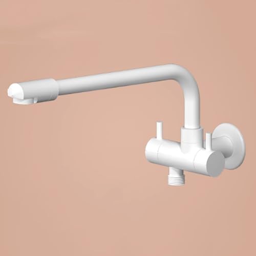 XSDSM Wasserhahn Wand Mit Spülmaschinenanschluss Der Wasserhahn Der Alles Kann Weiß,35 CM XSDSM Wasserhahn Wand Mit Spülmaschinenanschluss Der Wasserhahn Der Alles Kann Weiß,35 CM von XSDSM