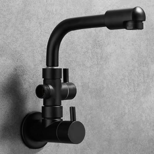XSDSM Wasserhahn Wandmontage Küchen Wasserhahn Taps Geschirrspüler Schwarz,20 CM XSDSM Wasserhahn Wandmontage Küchen Wasserhahn Taps Geschirrspüler Schwarz,20 CM von XSDSM
