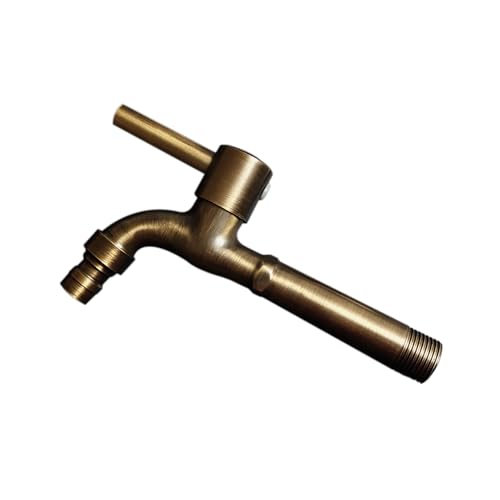 XSDSM Wasserhahn Wandmontage nur Kaltwasser Außenwasserhahn Wasserauslass Kann an Eine Externe Wasserleitung Angeschlossen Werden Einzelgriff Geeignet zum Waschen Autos G1/2, Edelstahl,Bronze,16 CM XSDSM Wasserhahn Wandmontage nur Kaltwasser Außenwasserhahn Wasserauslass Kann an Eine Externe Wasserleitung Angeschlossen Werden Einzelgriff Geeignet zum Waschen Autos G1/2, Edelstahl,Bronze,16 CM von XSDSM
