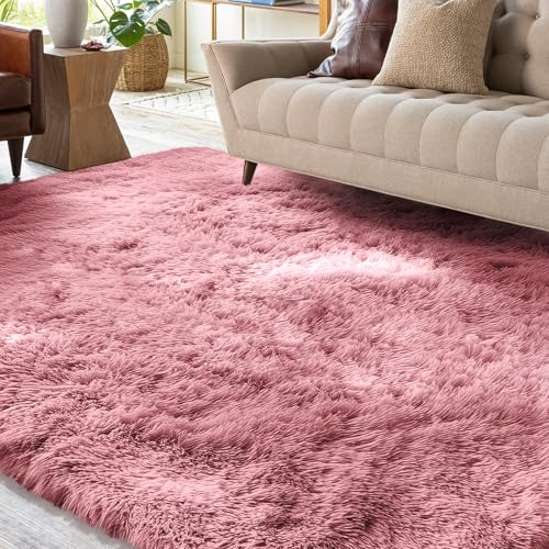 XSIVOD Flauschig Hochflor Teppich Altrosa, Waschbarer Teppich 140x200 Wohnzimmer Anti Rutsch Extra Große Teppiche Schlafzimmer Weich Moderne Teppiche Matte Teppichen für Kinderzimmer XSIVOD Flauschig Hochflor Teppich Altrosa, Waschbarer Teppich 140x200 Wohnzimmer Anti Rutsch Extra Große Teppiche Schlafzimmer Weich Moderne Teppiche Matte Teppichen für Kinderzimmer von XSIVOD