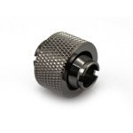 XSPC 1/4" Thread Compression Fitting for 3/8" ID - 1/2" OD Tubing : Black Chrome von XSPC