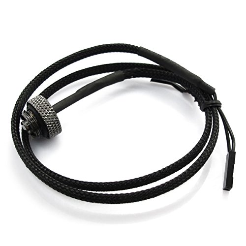 XSPC 1/4 Zoll 10k Temperatursensor - Black Chrome von XSPC