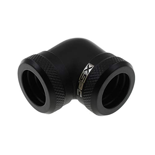 XSPC 14mm PETG Rigid Tubing Elbow Fitting - Matte Black von XSPC