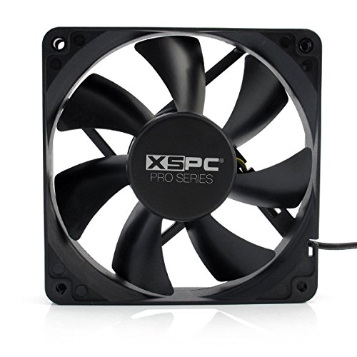 XSPC 5060175589736 XSPC Pro Series 120 mm - 3-polig, 1650 U/min, Schwarz von XSPC