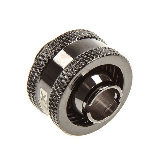 XSPC Anschluss 1/4 Zoll auf 16/10mm - black chrome von XSPC