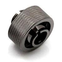 XSPC Anschluss 1/4 Zoll auf 19/13mm - Black Chrome von XSPC
