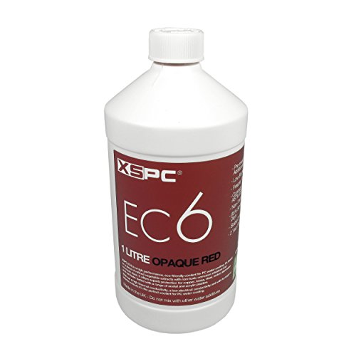 XSPC Compatible EC6 Coolant, 1 Liter - Opaque-rot von XSPC
