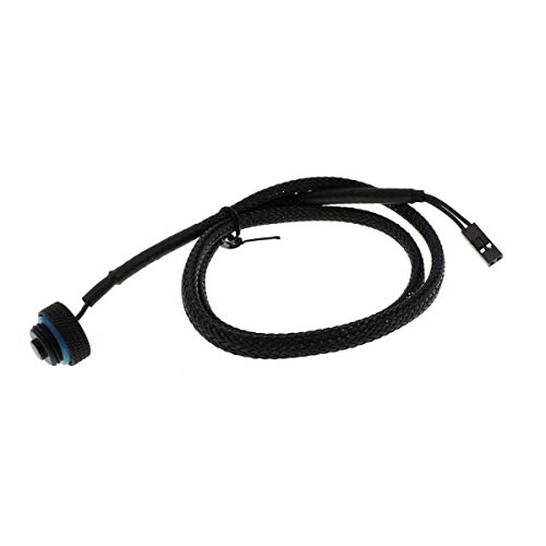 XSPC Verschlussstopfen mit Temperatursensor G1/4" - schwarz, 50 cm von XSPC