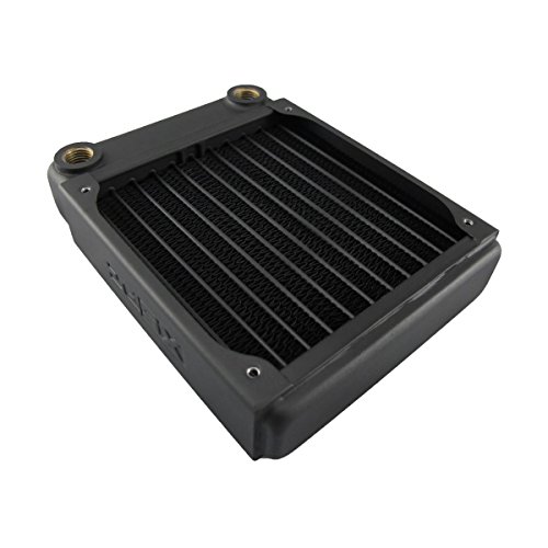 XSPC EX120 Schlanke Linie Single 120mm Lüfterradiator schwarz von XSPC