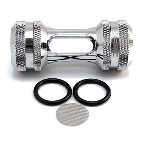 XSPC G1/10,2 cm Inline Filter Chrome von XSPC