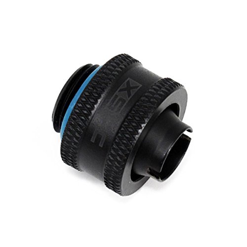 XSPC G1/4 bis 3/8 ID V2 OD Klemmverschraubung – Matt-schwarz von XSPC