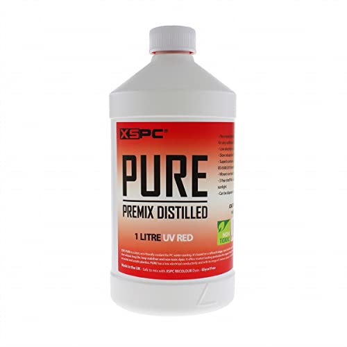 XSPC Pure Coolant, 1 Liter - rot, UV von XSPC