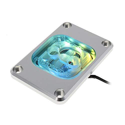 XSPC RayStorm Edge Addressable RGB AMD AM4 CPU Water Block - Silver von XSPC