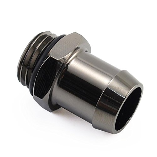 XSPC Steckanschluss 1/4 Zoll auf ID 13mm - Schwarz chrom von XSPC
