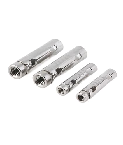 Bolzen, 1~5 Stück M6 M8 M10 M12 Edelstahl Fischschuppenrohr Gecko Interner Expansionsbolzen Betonanker Expansionsschraube Hülsenanker(M8 2pcs,201 Stainless Steel) von XSXSX