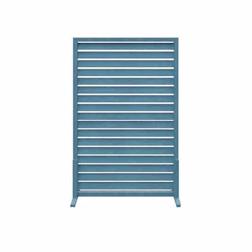 XTGDIEM Dekorativer Sichtschutzzaun Und Raum-/Gartenteiler for Den Außenbereich, Wetterbeständige Freistehende Paneele for Terrasse, Garten, Balkon Oder Hinterhof(Blue,60x120cm) von XTGDIEM