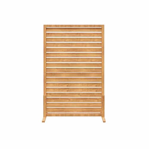 XTGDIEM Dekorativer Sichtschutzzaun Und Raum-/Gartenteiler for Den Außenbereich, Wetterbeständige Freistehende Paneele for Terrasse, Garten, Balkon Oder Hinterhof(Yellow,60x90cm) von XTGDIEM