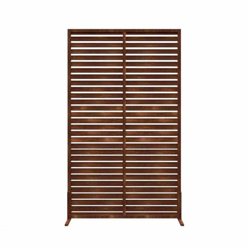 XTGDIEM Freistehende Sichtschutzpaneele Aus Holz, Sichtschutzzaun for Den Außenbereich, Gartenpergola for Terrasse, Garten, Balkon Oder Hinterhof(Color-2,90x150cm) von XTGDIEM