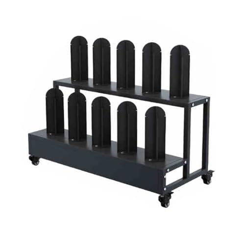 XTGDIEM Mobiles Vinylrollenregal Und Stoffrollen-Lagerregal Zur Präsentation Von Vinyl, Leder, Fensterfolie Tapeten(75x48x53cm) von XTGDIEM