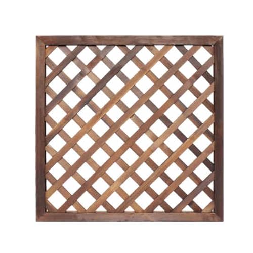 XTGDIEM Pergola-Paneele Aus Holz, Sichtschutzzaun-Paneele for Den Außenbereich, Trennlatten for Balkone, Terrassen Und Rasenflächen(90x90cm) von XTGDIEM