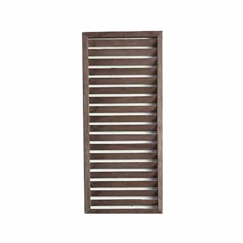 XTGDIEM Sichtschutz Aus Holz, Freistehender Pflanzenschutz Aus Holz, Gartenpergol for Terrasse, Garten, Balkon Oder Hinterhof(Color-1,30x90cm) von XTGDIEM