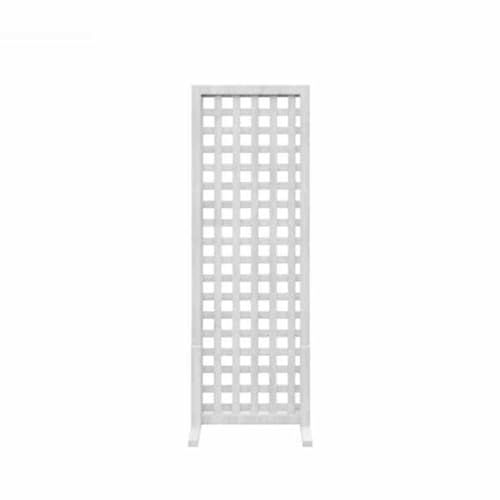 XTGDIEM Sichtschutz aus Holz, Sichtschutz for den Außenbereich, freistehendes dekoratives Sichtschutzzaunelement for Terrasse, Garten, Balkon(White,30x90cm) von XTGDIEM