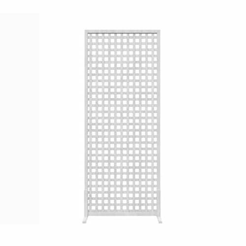 XTGDIEM Sichtschutz aus Holz, Sichtschutz for den Außenbereich, freistehendes dekoratives Sichtschutzzaunelement for Terrasse, Garten, Balkon(White,60x150cm) von XTGDIEM