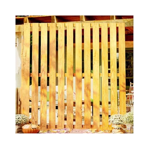 XTGDIEM Sichtschutzzaun Aus Holz for Den Außenbereich, Wetterfestes Gartenspalier Terrassen Und Gärten Zu Hause, Dekoration Drinnen Draußen(Color-2,90x150cm) von XTGDIEM