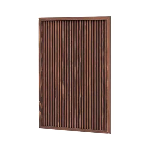 XTGDIEM Sichtschutzzaun for Den Außenbereich, Dekorative Trennwand Aus Rohr Und Lamellen, Gartenzaun for Hinterhof, Terrasse, for Den Hausgarten(90x120cm) von XTGDIEM