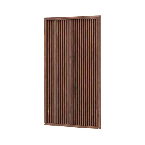 XTGDIEM Sichtschutzzaun for Den Außenbereich, Dekorative Trennwand Aus Rohr Und Lamellen, Gartenzaun for Hinterhof, Terrasse, for Den Hausgarten(90x150cm) von XTGDIEM