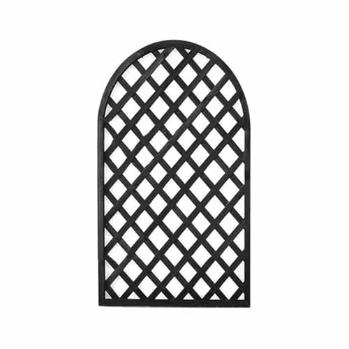 XTGDIEM Sichtschutzzaun for den Außenbereich, dekorativer Gartenteiler aus Holz for Kletterpflanzen, Blumen und Gemüse(Black,90x120cm) von XTGDIEM