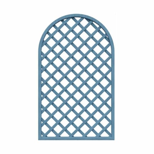 XTGDIEM Sichtschutzzaun for den Außenbereich, dekorativer Gartenteiler aus Holz for Kletterpflanzen, Blumen und Gemüse(Blue,90x120cm) von XTGDIEM