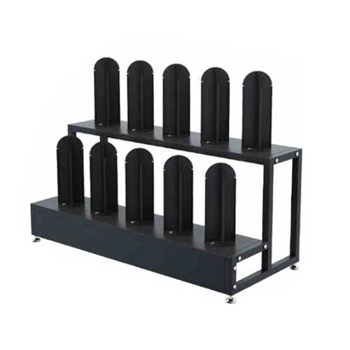 XTGDIEM Stoffrollen-Lagerregal, Robustes Vinyl-Lagerregal Aus Stahl for Vinylrollen, Lederrollen, Fensterfolie Und Tapetenpräsentation(75x48x53cm) von XTGDIEM