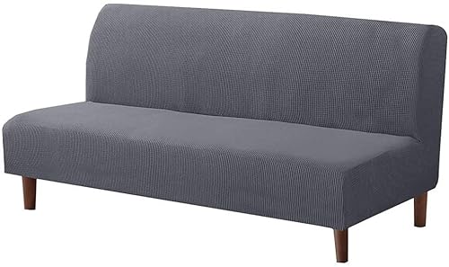 XTHY Ohne Armlehnen Schlafsofa Bezug Sofabezug 150-180cm Couch Überzug Armlos Sofaüberwurf Sofa Hussen Armlose Sofabettüberzug Futon Schutzhülle Für Klappbares Schlafsofa Mit von XTHY