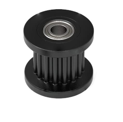 1 STÜCK GT2 Zahnriemenscheibe 16 Zähne 20 mit 3 mm oder 5 Bohrung Lagern for 3D-Druckerteile Zahnriemen 6 10(Black,20T W15 B5 With T) von XTINKOPW