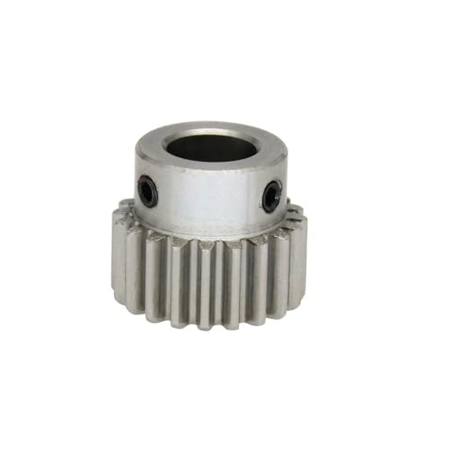 1 Stück Stirnrad 1M-19T/20T Bohrungsgröße 6/8/10 mm 304 Edelstahl Getriebe Zähne Dicke 10 Gesamthöhe 18(1M19T (Bore 6 mm)) von XTINKOPW