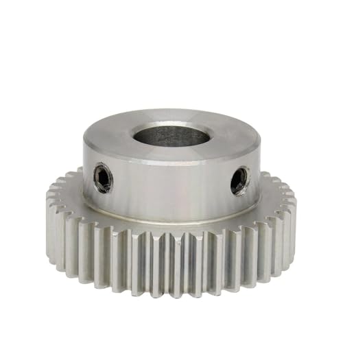 1 Stück Zahnrad 1M-38T/39T Bohrungsgröße 8/10/12/14 mm 304 Edelstahl Motor Getriebe Zähne Dicke 10 Gesamthöhe 20(1M39T (Bore 12 mm)) von XTINKOPW