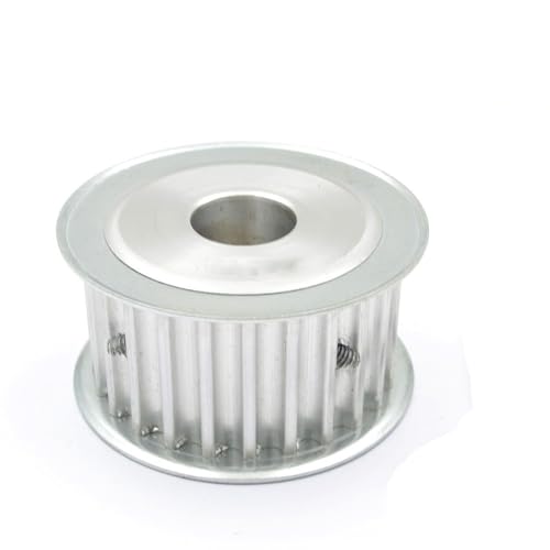 1PC Arc HTD 8M 24 Zähne Synchronriemenscheibe Rundbohrung 8-28mm for Riemenbreite 15/20/25/30/40mm HTD8M 24-8M AF 24T 24Zähne(25mm,For belt width 20mm) von XTINKOPW