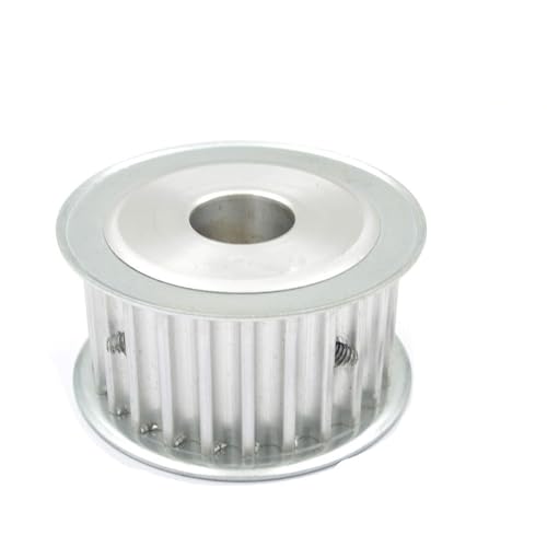 1PC Arc HTD 8M 26 Zähne Synchronriemenscheibe Rundbohrung 8-28mm for Riemenbreite 15/20/25/30/40mm HTD8M 26-8M AF 26T 26Zähne(10mm,For belt width 20mm) von XTINKOPW