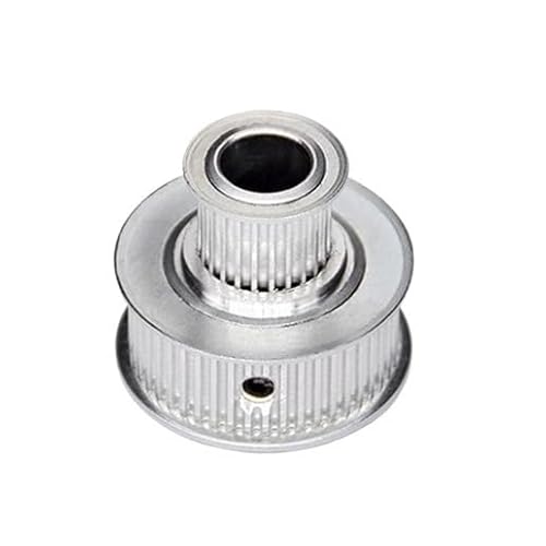 1pc 2GT 48 Zähne 24 Duplex Timing Pulley Conversion Bohrung 8/10mm Aluminium Legierung 1:2 kombination 3D Drucker Teile(8mm,Slot width 7mm) von XTINKOPW