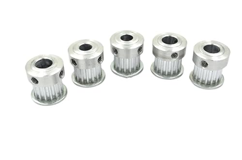 5 STÜCKE Heiße Verkäufe GT2 Riemenscheibe 16 Zähne 3,175 mm Bohrung for breite Riemen for 3D-Druckerteil Zahnriemenscheibe von XTINKOPW