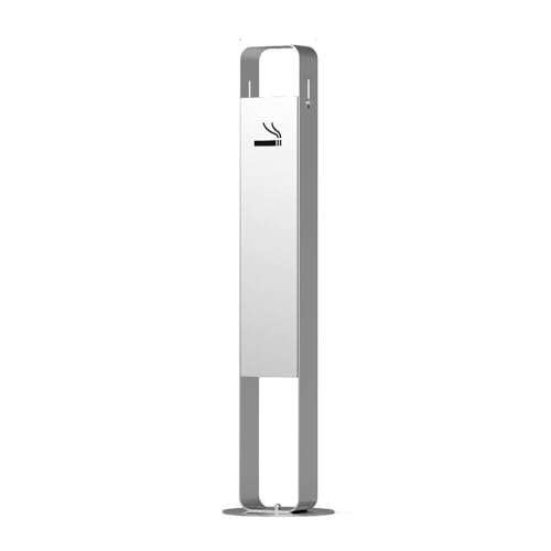 XTJS56QB Abnehmbare Regenfeste Aschensäule aus Edelstahl, Stehaschenbecher zur gewerblichen Zigarettenkippensammlung Hotels(Silver) von XTJS56QB