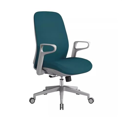 XTJS56QB Hohe Rückenlehne Büromöbel, unterstützendes Personal, Bürostuhl, Computerstuhl, Haushaltsdrehstuhl, sitzender, Nicht müder Lendenwirbelschutz Einstellbar(Dark Blue) von XTJS56QB