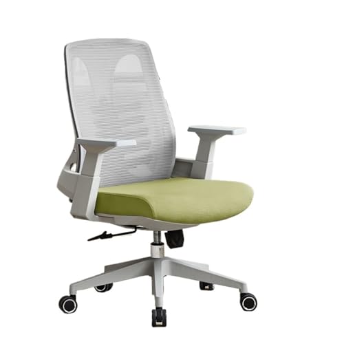 XTJS56QB Hohe Rückenlehne Ergonomischer Bürostuhl Ergonomischer Stuhl Bequemer sitzender Computerstuhl Home Waist Study Chair Konferenzstuhl Liftsitz Einstellbar(Green) von XTJS56QB