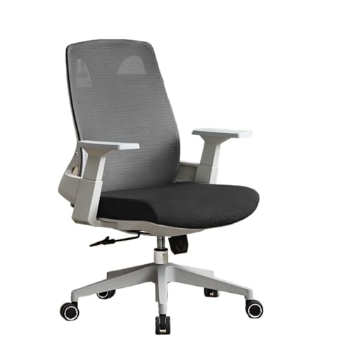 XTJS56QB Hohe Rückenlehne Ergonomischer Bürostuhl Ergonomischer Stuhl Bequemer sitzender Computerstuhl Home Waist Study Chair Konferenzstuhl Liftsitz Einstellbar(Schwarz) von XTJS56QB