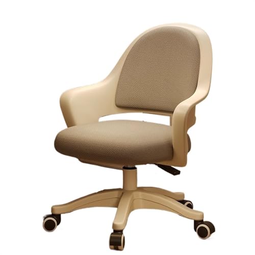 XTJS56QB Hohe Rückenlehne Home-Office-Schreibtischstuhl for zierliche Frauen, verstellbare Sitzhöhe, Gaming-Stuhl, ergonomischer Bürostuhl Einstellbar(Grigio) von XTJS56QB