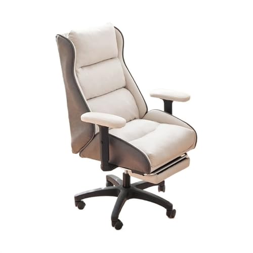 XTJS56QB Hohe Rückenlehne Home Study Engineering Drehstuhl Business Rückenlehne Stuhl Sub Freizeit Sessel Liegender Bürositz mit Fußstütze Einstellbar XTJS56QB Hohe Rückenlehne Home Study Engineering Drehstuhl Business Rückenlehne Stuhl Sub Freizeit Sessel Liegender Bürositz mit Fußstütze Einstellbar von XTJS56QB