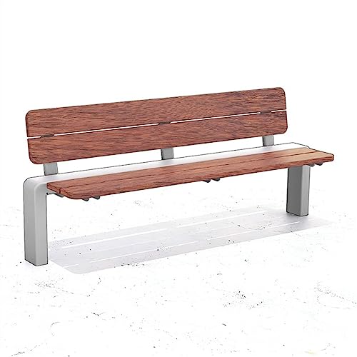 XTJS56QB Ruhebank Edelstahl-Außenbänke, Lange Freizeitstühle ohne Armlehnen for Gärten, Innenhöfe und Terrassen Außenbereich(XL) von XTJS56QB