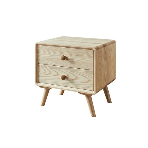 XTJS56QB Storage Aufbewahrungsschrank aus Massivholz mit Schubladen in Braun/Originalholzfarbe. Kleiner Schrank for Wohnzimmer, Schlafzimmer, Arbeitszimmer, Bücher, Lampen usw. Shelf(Natural) von XTJS56QB