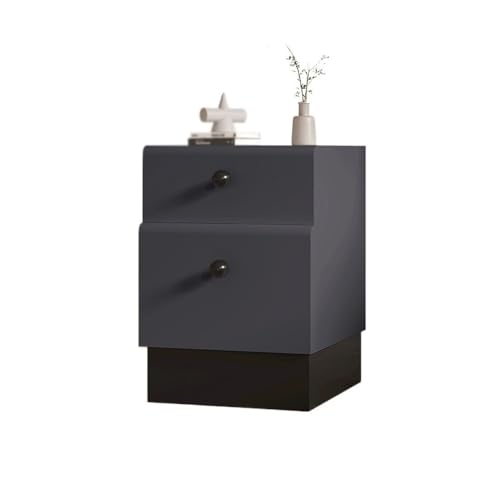 XTJS56QB Storage Dunkelgrau Home Schlafzimmer Gästezimmer Kleiner Nachttisch aus Holz Schmale Seite Mezzanine Schrank Einfach Shelf(XS) von XTJS56QB
